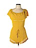 Lulu's 100% Rayon Yellow Romper Size L - photo 1