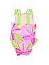 Flapdoodles Floral Pink One Piece Swimsuit 9-12 MO / 12 MO - photo 2