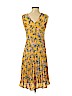 Banana Republic Factory Store 100% Polyester Yellow Casual Dress Size 2 - photo 2