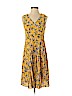 Banana Republic Factory Store 100% Polyester Yellow Casual Dress Size 2 - photo 1
