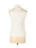 Theory Ivory Sleeveless Button-Down Shirt Size M - photo 2
