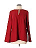Hobbs London 100% Polyester Burgundy Long Sleeve Blouse Size 8 - photo 1