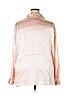 Linda Allard Ellen Tracy 100% Silk Pink Long Sleeve Silk Top Size 24 - photo 2