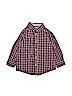 OshKosh B'gosh 100% Cotton Burgundy Long Sleeve Button-Down Shirt Size 6 - photo 1