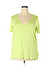 Wendy Williams Green Short Sleeve Top Size 1X - photo 1