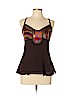 ETRO 100% Silk Brown Sleeveless Silk Top Size EU (IT) 46 / US 10 - photo 1