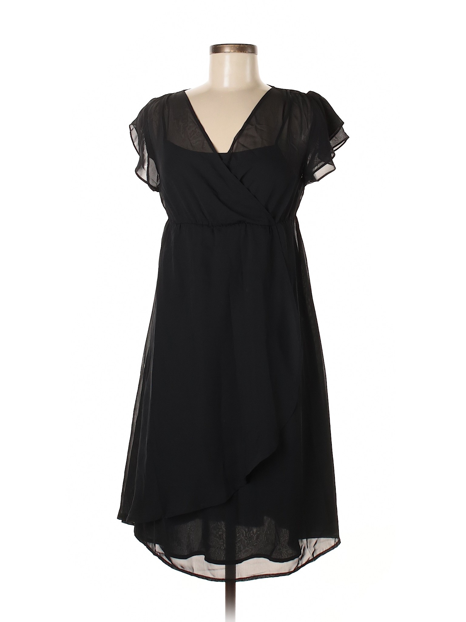 Merona Women Black Casual Dress S | eBay