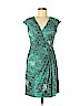 Apt. 9 Green Casual Dress Size M (petite) - photo 1