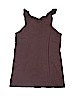 Old Navy 100% Cotton Solid Brown Sleeveless T-Shirt Size 14 - photo 2