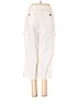 J. Peterman 100% Linen White Cargo Pants Size 2 - photo 2