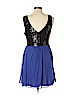 B. Darlin 100% Polyester Blue Cocktail Dress Size L - photo 2