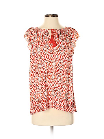 Joie Short Sleeve Silk Top (view 1)
