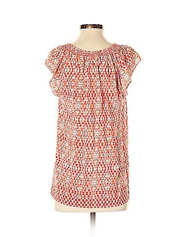 Joie Short Sleeve Silk Top (view 2)