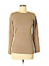 Minnie Rose Tan Long Sleeve Top Size M - photo 1