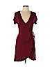 TOBI Burgundy Casual Dress Size L - photo 1