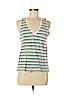 Madewell 100% Cotton Green Sleeveless T-Shirt Size M - photo 1