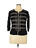 August Silk Black Cardigan Size XL - photo 1