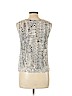 Simply Vera Vera Wang 100% Rayon Tan Sleeveless Top Size L (petite) - photo 2