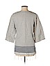 E3 by Etcetera 100% Polyester Gray 3/4 Sleeve Blouse Size S - photo 2