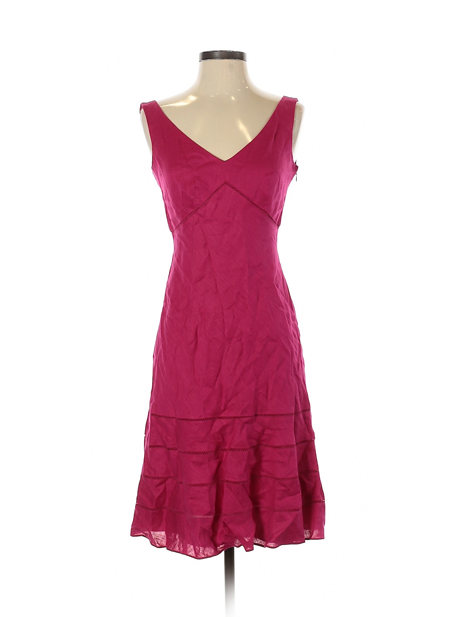 Ann Taylor Women Pink Casual Dress 0 | eBay