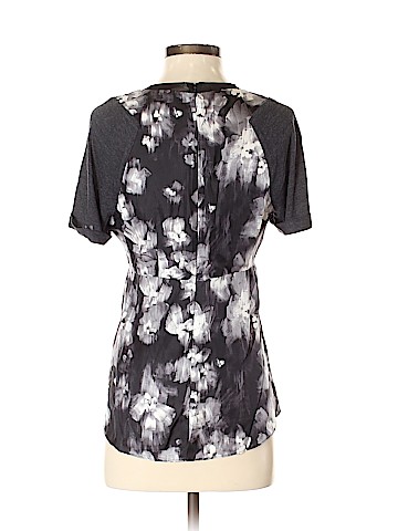 Rebecca Taylor Short Sleeve Silk Top (view 2)