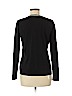 Lafayette 148 New York Black Long Sleeve Top Size M - photo 2