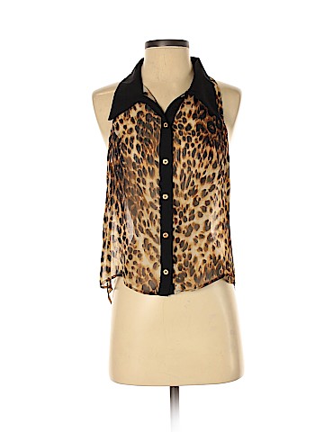 Aqua Sleeveless Blouse (view 1)