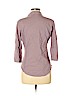 James Perse 100% Cotton Purple 3/4 Sleeve Button-Down Shirt Size Med (2) - photo 2