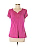 G Collection Pink Short Sleeve Top Size M (petite) - photo 1