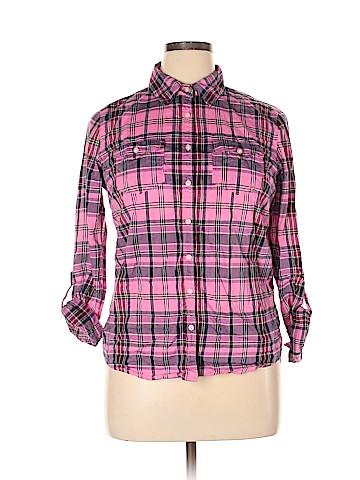 Aeropostale Long Sleeve Button-Down Shirt (view 1)