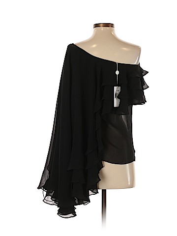 Michael Kors Long Sleeve Silk Top (view 2)