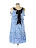 Altuzarra 100% Silk Blue Cocktail Dress Size 8 - photo 2