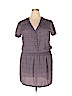Gap Outlet 100% Polyester Purple Casual Dress Size XL - photo 1