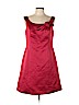 Priscilla of Boston 100% Polyester Red Cocktail Dress Size 12 - photo 1
