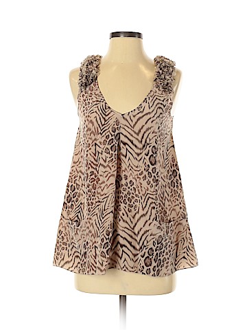 Rebecca Taylor Sleeveless Silk Top (view 1)