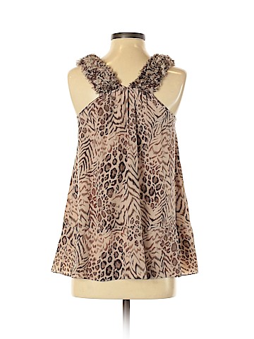 Rebecca Taylor Sleeveless Silk Top (view 2)