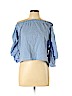 Romeo & Juliet Couture Blue 3/4 Sleeve Blouse Size L - photo 1