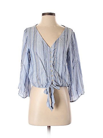 American Eagle Outfitters Long Sleeve Button-Down Shirt (view 1)