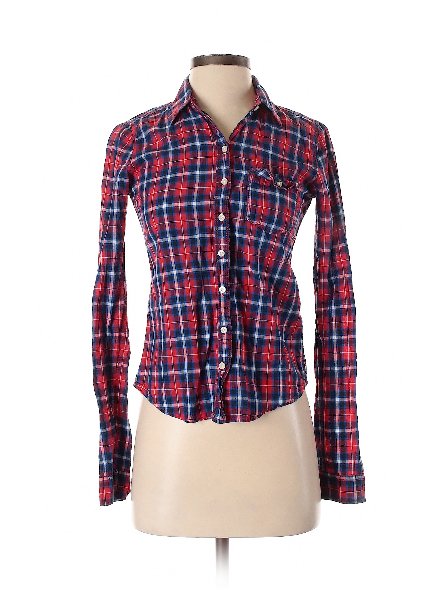 woman red button down shirt woman red button down shirt