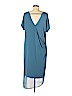 H by Hudson Blue Casual Dress Size S - photo 2