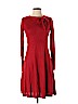 Jessica Howard 100% Acrylic Red Casual Dress Size S (petite) - photo 1