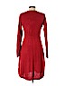 Jessica Howard 100% Acrylic Red Casual Dress Size S (petite) - photo 2