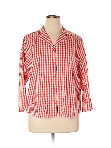 Lafayette 148 New York Long Sleeve Button-Down Shirt (view 1)