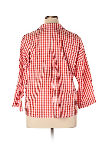 Lafayette 148 New York Long Sleeve Button-Down Shirt (view 2)