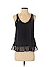 Paraphrase 100% Polyester Black Sleeveless Blouse Size S (petite) - photo 1