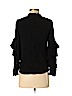 Club Monaco 100% Viscose Black Long Sleeve Blouse Size XS - photo 2