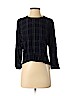 Zara 100% Viscose Blue 3/4 Sleeve Blouse Size S - photo 1