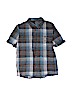 Vans Plaid Brown Short Sleeve Button-Down Shirt Size L (youth) - photo 1