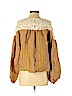 Zara Tan Long Sleeve Blouse Size XS - photo 2