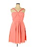 David's Bridal 100% Polyester Pink Cocktail Dress Size 14 - photo 1